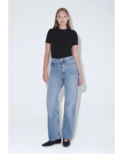 Dr. Denim Blue Echo High Straight