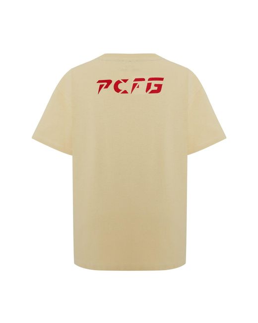 Pcfg Natural Neutrals Destroyed Logo Tee
