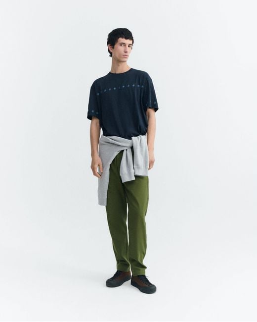Thinking Mu Green Travel Light Straight Pants for men