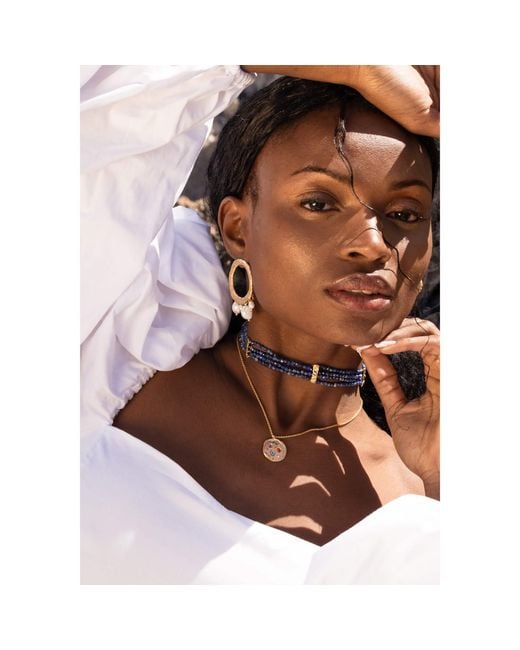 Lavani Jewels Liliana Blue Choker