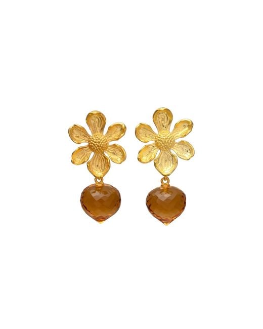 Decolet the label Metallic Ember Earrings