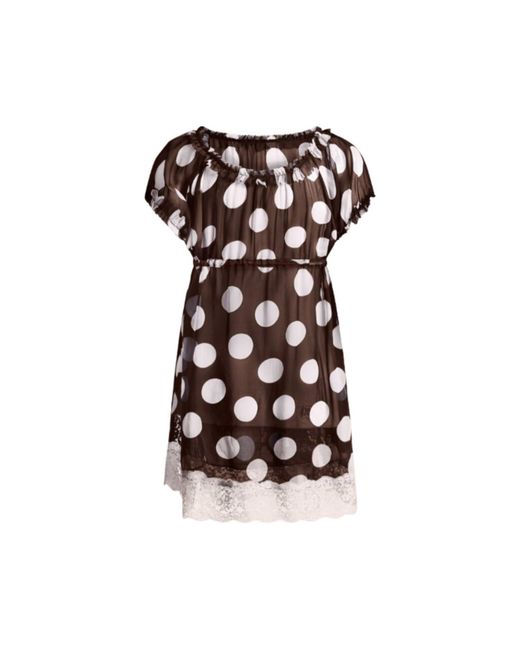 Scarlett Gasque Brown Dottie Babydoll