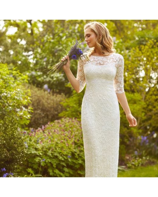 Alie Street London Gray Lila Lace Wedding Gown