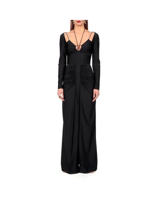 AGGI by HALEWSKI Black Dianna Maxi Maxi Evening Dress