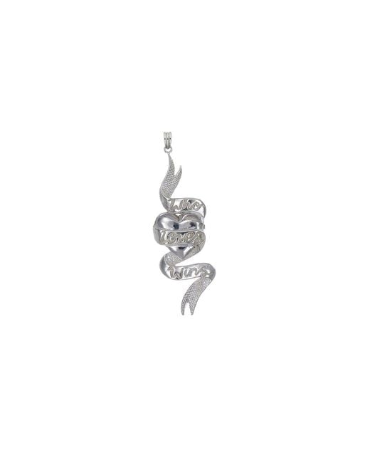 Zoe & Morgan Metallic Who Loves Wins Charm