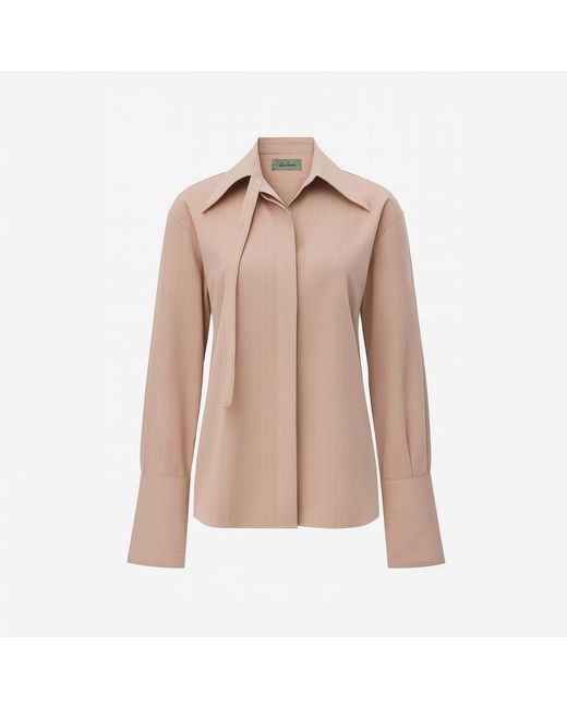 Lolam Pink Olsen Shirt Powder Rose With Linies