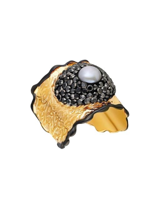 Nowart Jewelry Metallic Pearl Ring