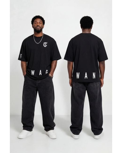 The Gt Atelier Black Wagwan T-Shirt for men