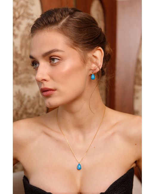 Katy Faye Blue December Necklace