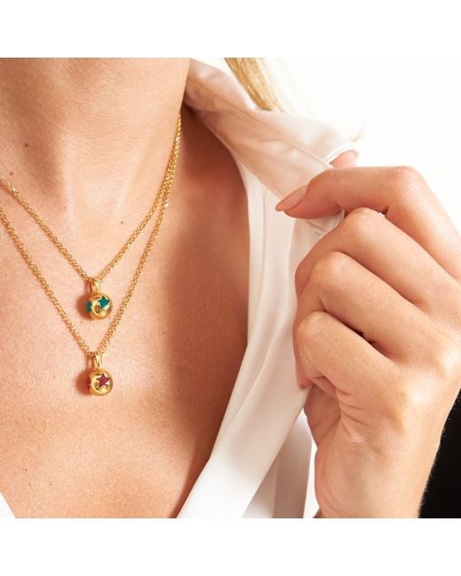 Myrto Katramadou Jewellery Blue Melina Pendant Royal -Angel, Heart, Trefoil, Star