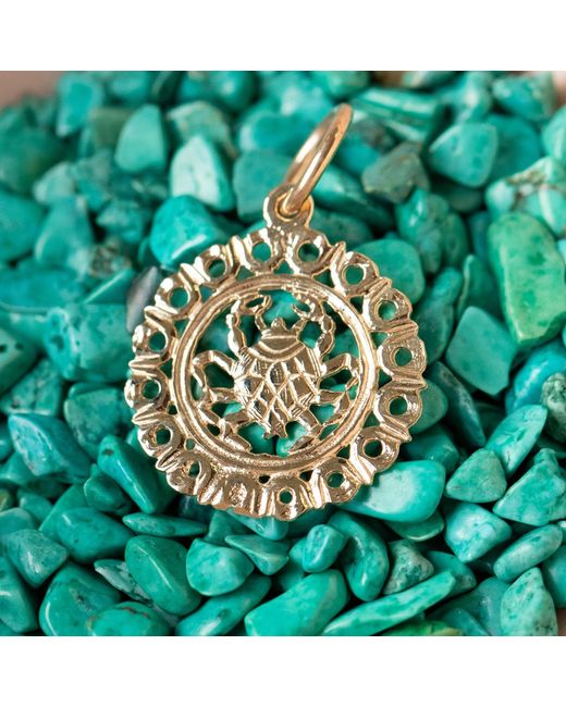 Maya Brenner Metallic Zodiac Pendant