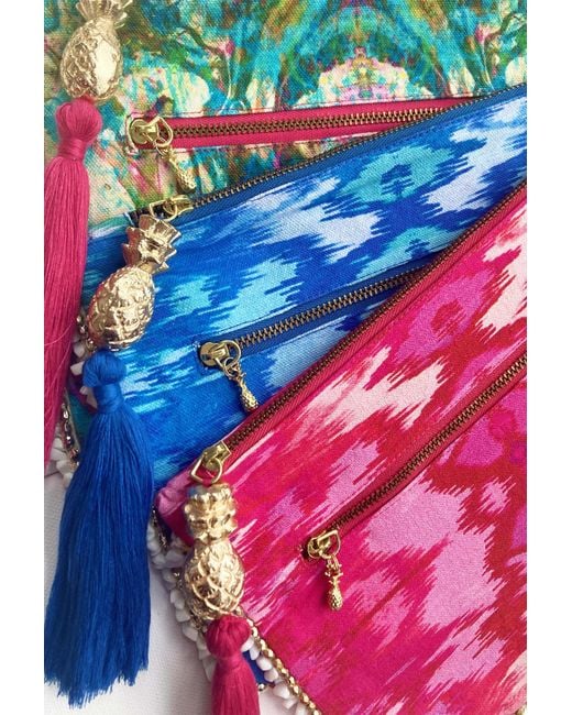 Sophia Alexia Blue Sea Dream Clutch Bag