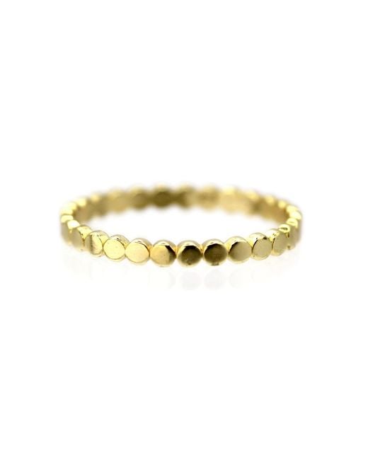 VicStoneNYC Fine Jewelry Metallic Dot Eternity Solid Ring