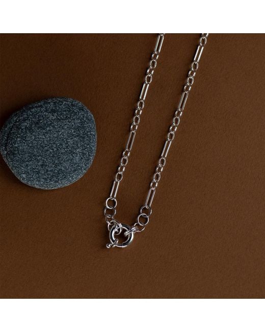 Zoe & Morgan Metallic Figaro Chain