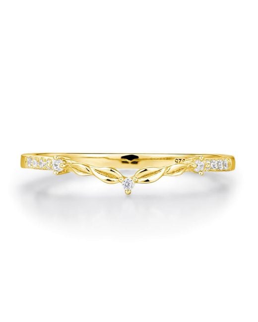 Azura Jewelry New York Metallic Glowing Orchid Band Vermeil