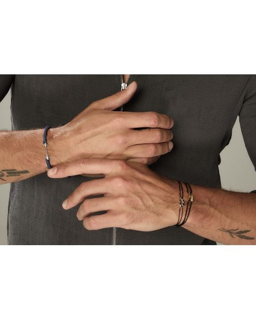 Reis Jewellery Black Starline Rope for men