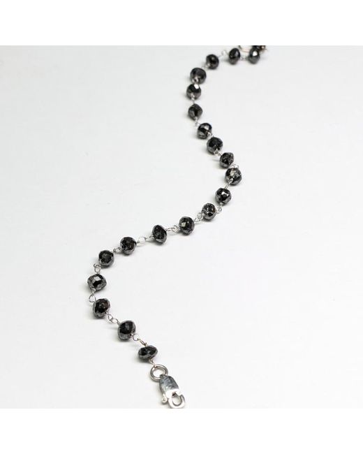 Rahul's Jewels Metallic 7 Genuine Diamond Rosary Bracelet