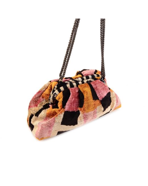 SJW BAGS LONDON Multicolor Victoria Ikat Mini Pouch Bag