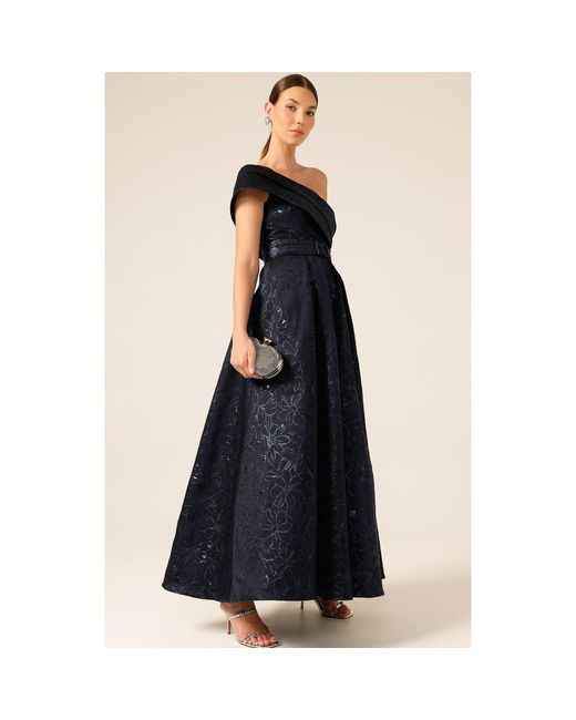 SACHA DRAKE Blue Twilight Gown
