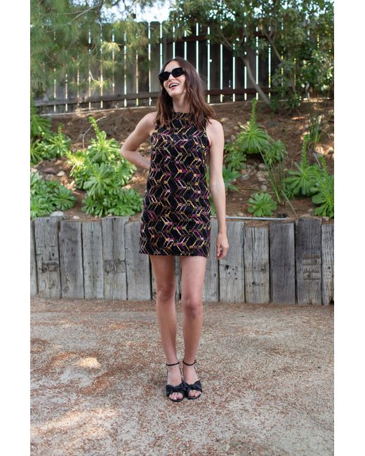 Jennafer Grace Black Penelope Mini Dress