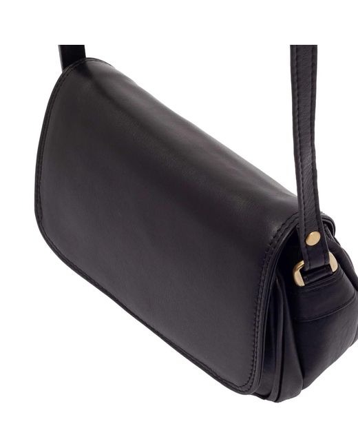 Lloyd Baker Black Amritsar Leather Crossbody Bag