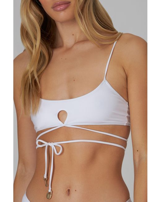 Bianca Resortwear White Romi Bikini Top