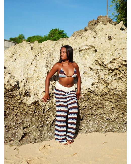 Shooni Blue Suki Bikini Top