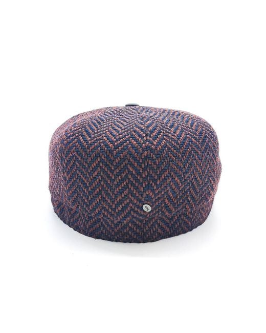 DORIA 1905 Blue Irish Newsboy Beret for men