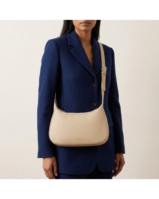 Paul Costelloe White Indira Crossbody Bag