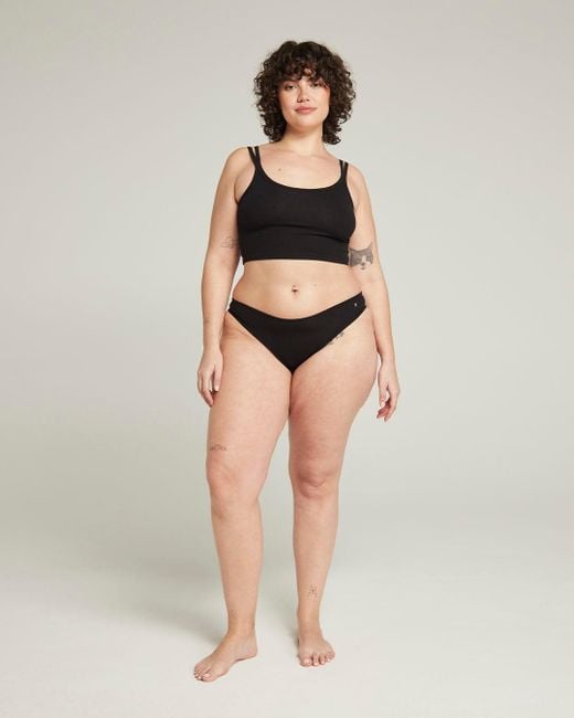 Nudea Black The Organic Cotton Mini Brief 2 Pack