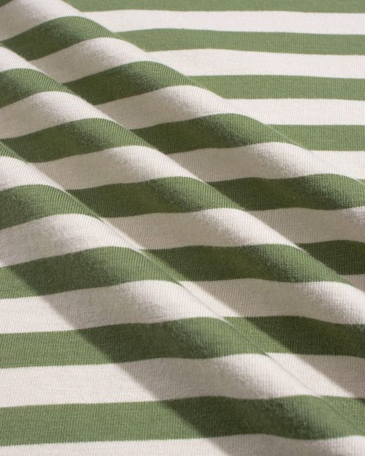 Far Afield Green Ringer Stripe T-Shirt for men