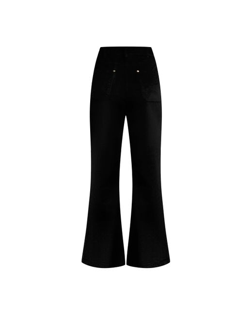 Why Mary Black Stepping Out Velvet Corduroy Pants