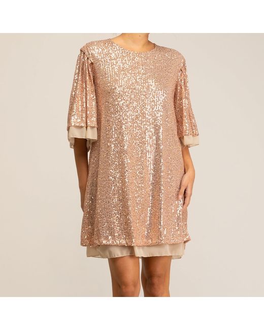 Tantra Spain Sl Natural Oversize Sequin Oversize Dress