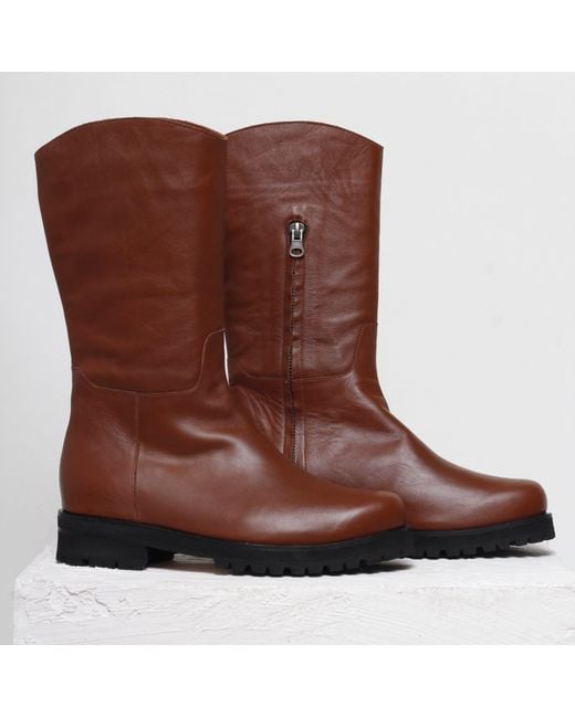 Mafalda Brown Gilda Havana Boots