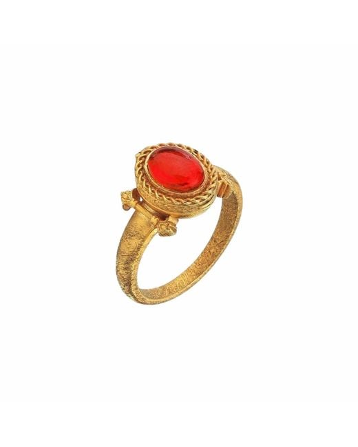 Stefan Tiron Red Victoria Ring- Limited Edition