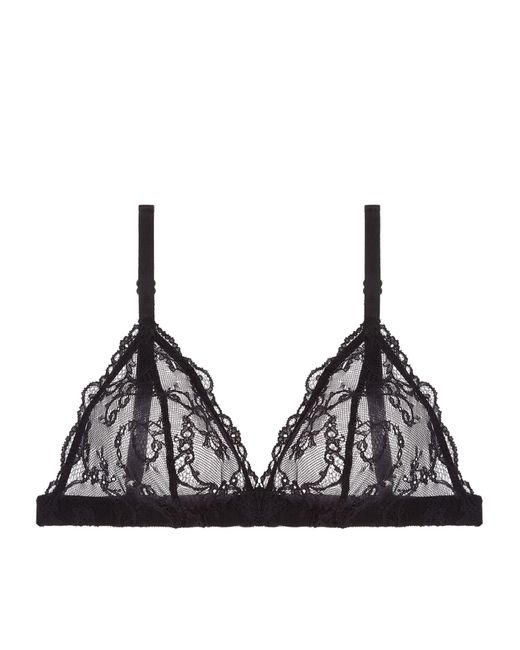 Journelle Black Mae Triangle Bralette Noir
