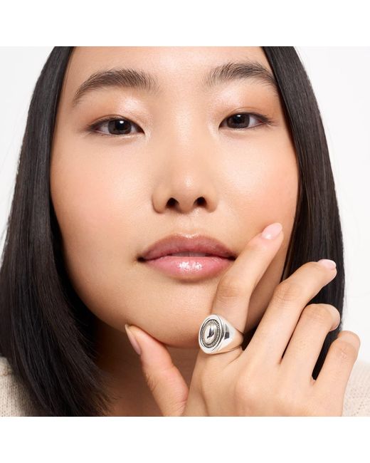 Stone Fruit Metallic Ranch Ring