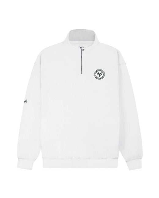 VLD White Runyon X Ats Quarter-Zip