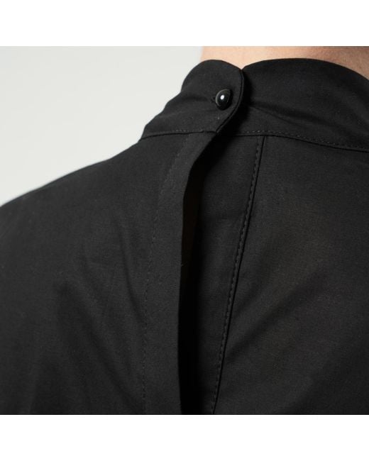 Metamorph Black Asymmetric Loose Shirt