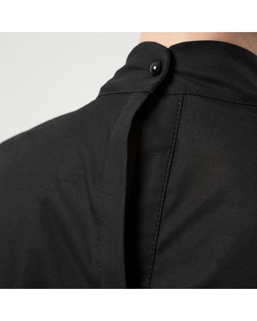 Metamorph Black Asymmetric Loose Shirt
