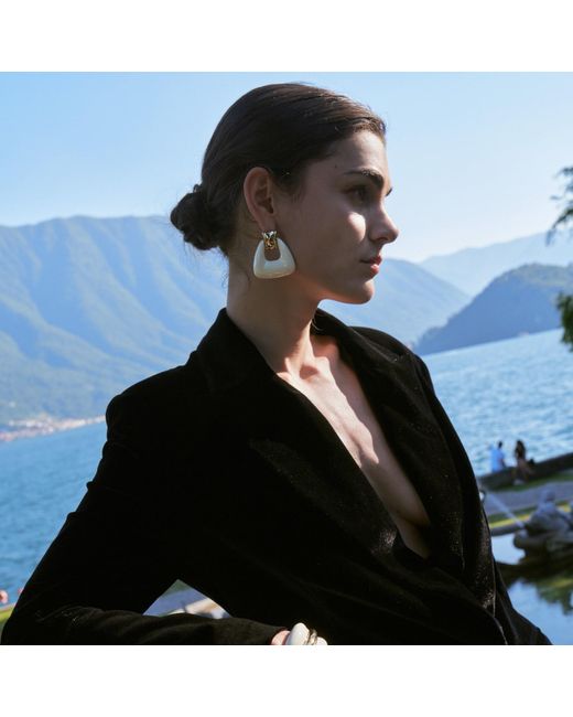 Retro Chic Metallic Ostuni Earrings