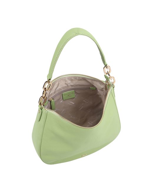 Paul Costelloe Green Bisbee Leather Shoulder Bag