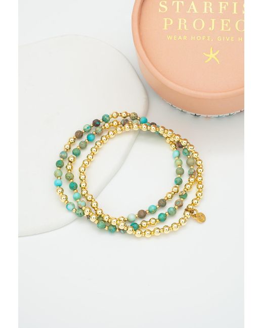 Starfish Project Metallic Light We Carry Bracelet Set