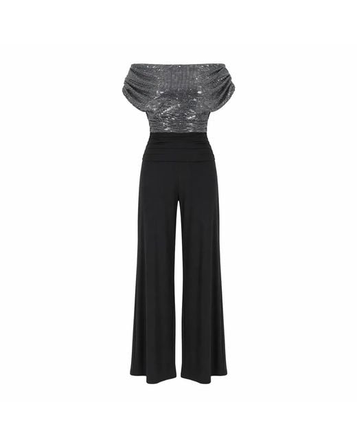 Atom Label Black Carbon Jumpsuit
