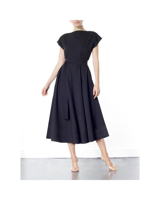Meem Label Black Stine Midi Dress