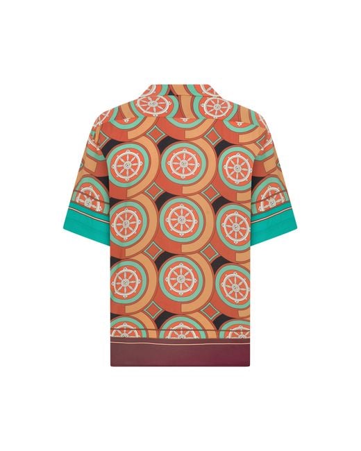 Je Te Veux Orange Dharma Terracotta Shirt for men