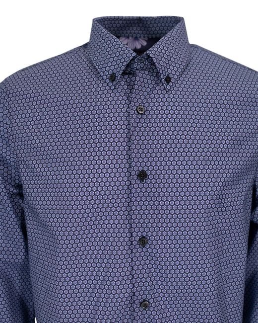 Lords of Harlech Blue Morris Balls Shirt for men