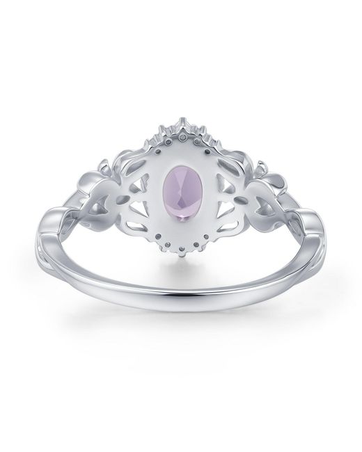 Azura Jewelry New York Purple Elaria Amethyst Ring