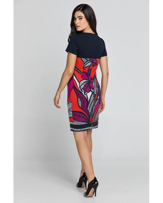 Conquista Blue Floral Dress