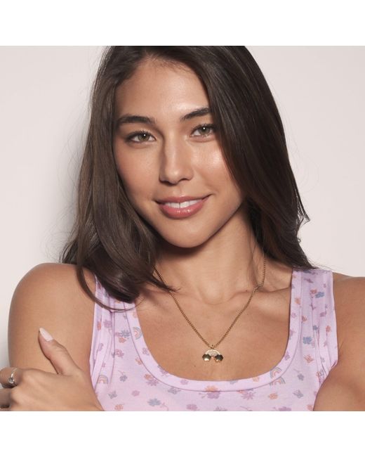 Cloud Haven Metallic Pendant Necklace
